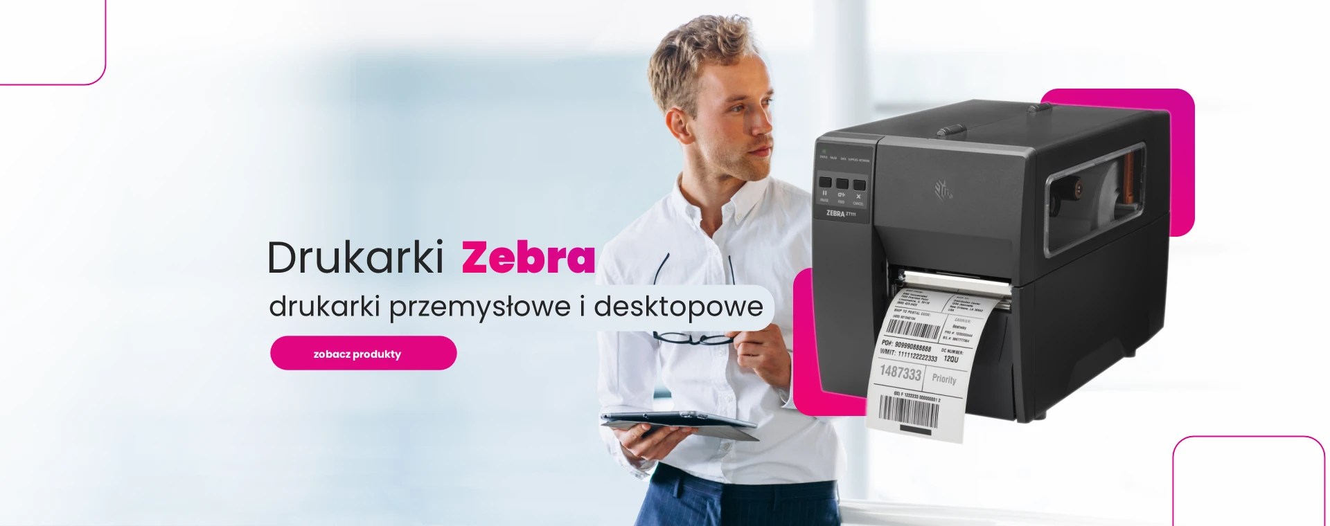 Banner - drukarki zebra